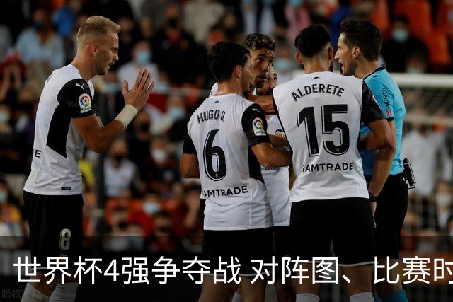 世界杯4强争夺战 对阵图、比赛时间、看点一览